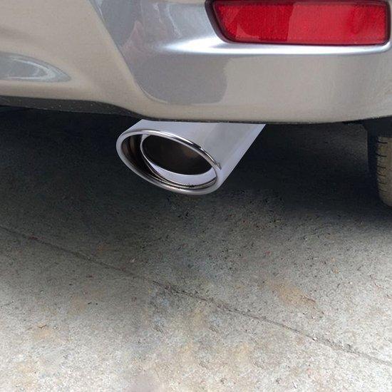 Universal Car Exhaust Tip 60mm | Stainless Steel Oval Muffler Tail Pipe