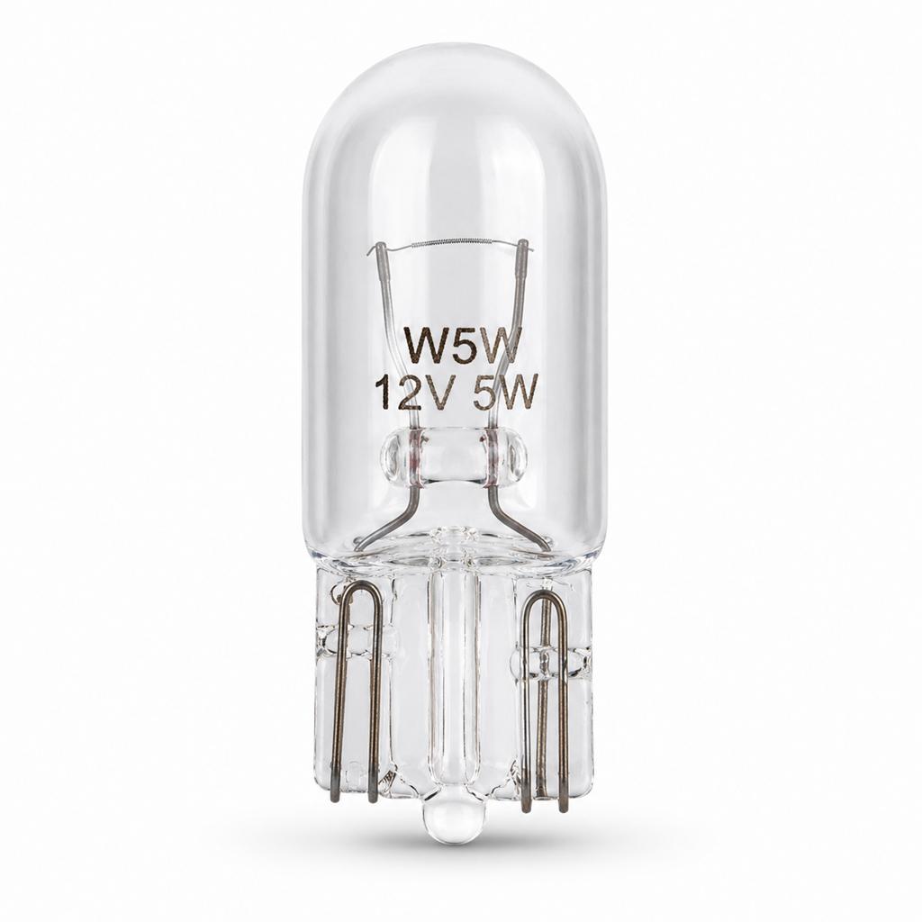 12V 5W 501 Wedge Base Automotive Bulb – Pack of 10